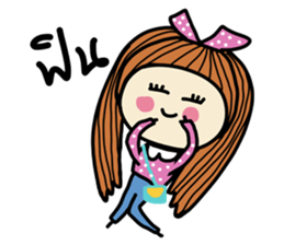 Fiya Pink Daily (TH) sticker #7299123