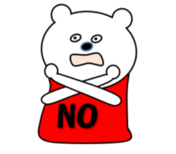 Hospitalization life of polar bears sticker #7300046