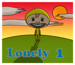 Level Sticker ~ Lonely sticker #7300544