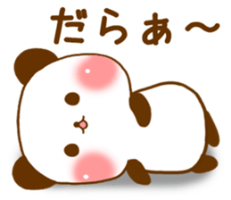 Sluggard panda sticker #7300888