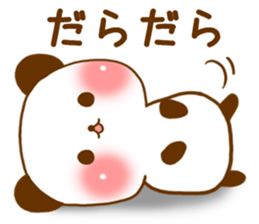 Sluggard panda sticker #7300889