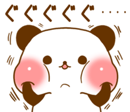 Sluggard panda sticker #7300902