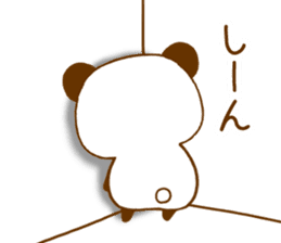 Sluggard panda sticker #7300905