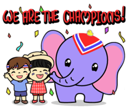 Tang-Gwa & Friends (Let's Celebrate) sticker #7300958