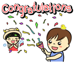 Tang-Gwa & Friends (Let's Celebrate) sticker #7300961