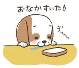 dully chubby kawaii dog sticker #7300976