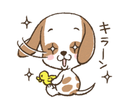 dully chubby kawaii dog sticker #7300987