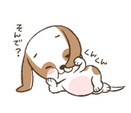 dully chubby kawaii dog sticker #7300992