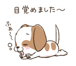 dully chubby kawaii dog sticker #7301002