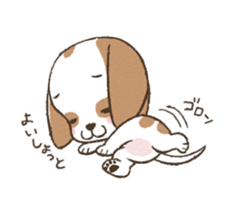 dully chubby kawaii dog sticker #7301003