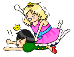 Little Prince and Little Princess sticker #7301284