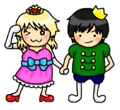 Little Prince and Little Princess sticker #7301287