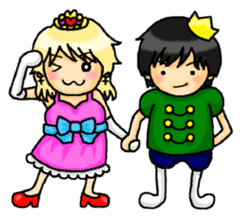 Little Prince and Little Princess sticker #7301287