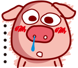 Pig QQ sticker #7301352