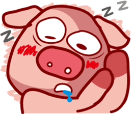 Pig QQ sticker #7301363