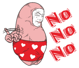 Mochi naughty child sticker #7301505