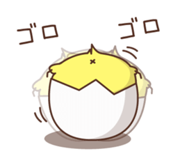 Chicken negative2 sticker #7302268