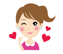 Message from Momoko sticker #7302329