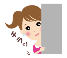 Message from Momoko sticker #7302341
