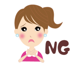 Message from Momoko sticker #7302343