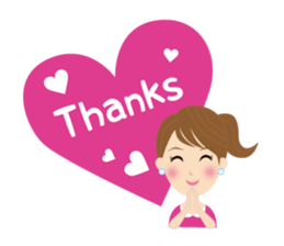 Message from Momoko sticker #7302348