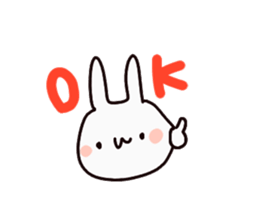 Rabbit Pyonpyon Sticker sticker #7302372