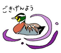 Wild bird Sticker sticker #7302659