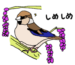 Wild bird Sticker sticker #7302673