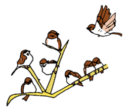 Wild bird Sticker sticker #7302686