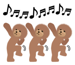 DANCING DOG sticker #7302740