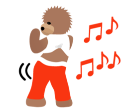 DANCING DOG sticker #7302742