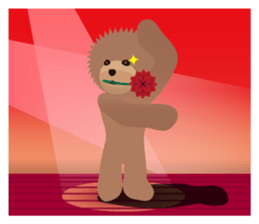 DANCING DOG sticker #7302761