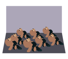 DANCING DOG sticker #7302763