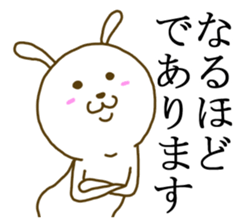 captain rabbit sticker #7302987