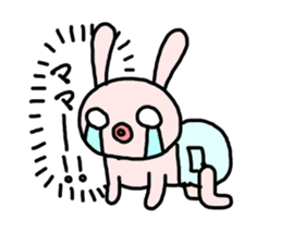 The baby rabbit sticker #7303051