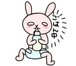 The baby rabbit sticker #7303081