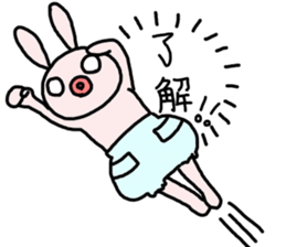 The baby rabbit sticker #7303086