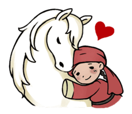 Mongolian stamps sticker #7303895