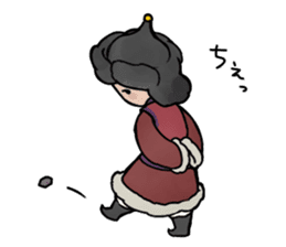 Mongolian stamps sticker #7303903