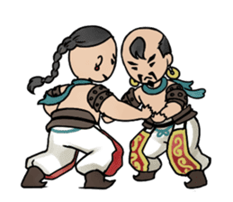 Mongolian stamps sticker #7303907