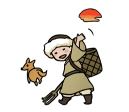 Mongolian stamps sticker #7303923