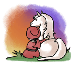 Mongolian stamps sticker #7303927