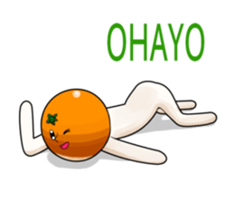 Yuruyuru Orange. sticker #7304063