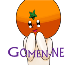 Yuruyuru Orange. sticker #7304064