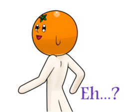 Yuruyuru Orange. sticker #7304066