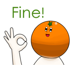 Yuruyuru Orange. sticker #7304067