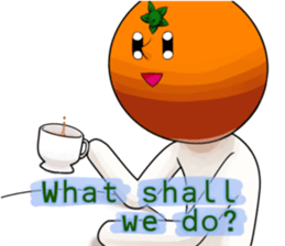 Yuruyuru Orange. sticker #7304069