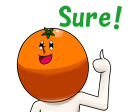 Yuruyuru Orange. sticker #7304084