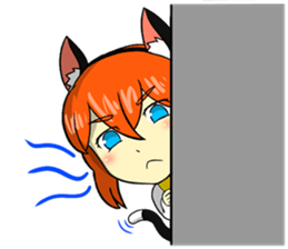 Nekomimi Otaku School Girl sticker #7304208