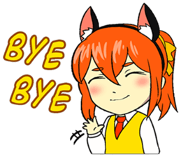 Nekomimi Otaku School Girl sticker #7304213